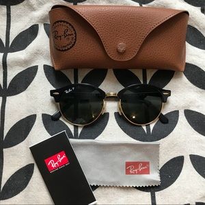 Ray Ban Clubmaster Round Polarized